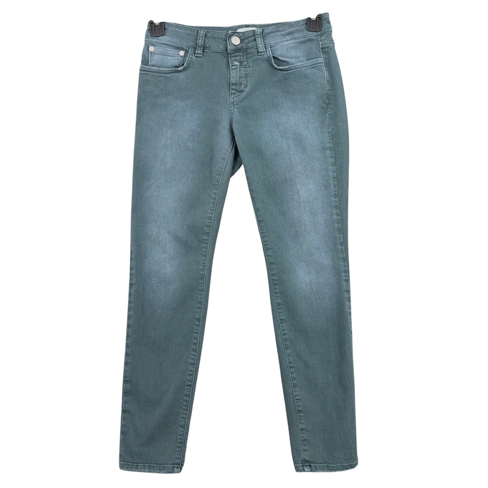 Closed Baker Slim Jeans Womens 26 Cotton Elastane Green C91833-07X-85